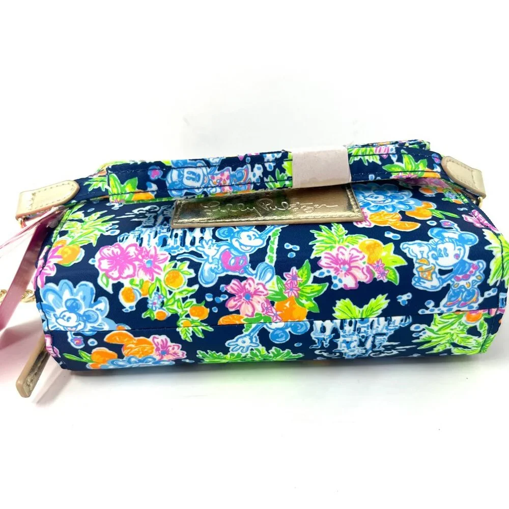 Lilly Pulitzer x Disney Marsten RETIRED Crossbody Purse Floral W/ Mirror NWT - Picture 7 of 14